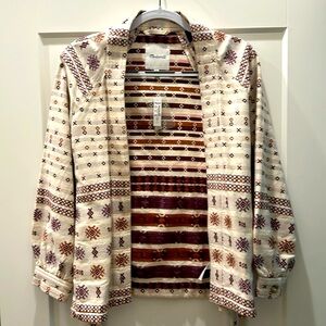 RARE Madewell Jacqaurd Wrap